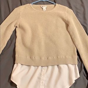 Layered sweater